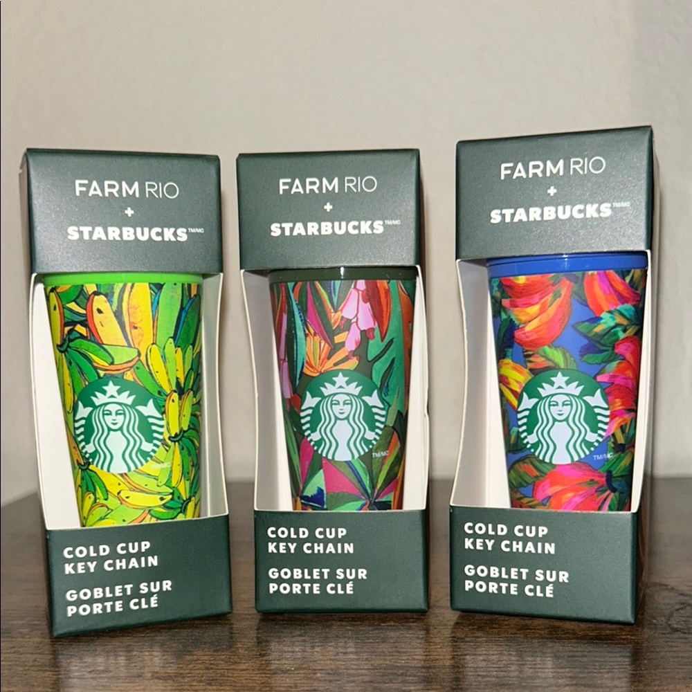 Farm Rio x Starbucks Key Chain/Charm (Pick 1)